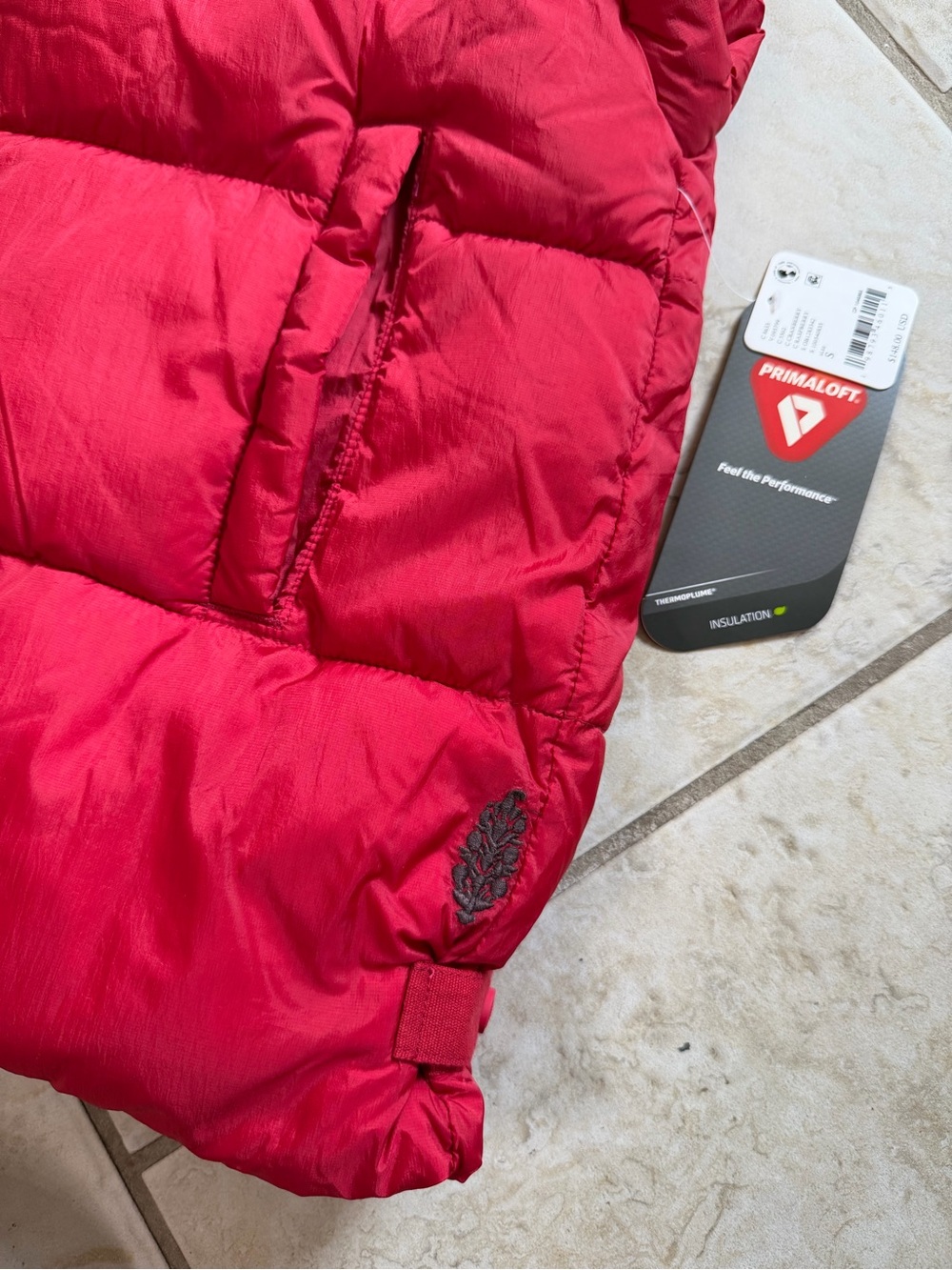 FP movement Red Puffer Vest - Sleeveless - Picture 3 of 5